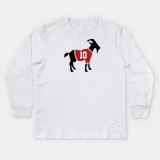 Jimmy Garoppolo GOAT Kids Long Sleeve T-Shirt